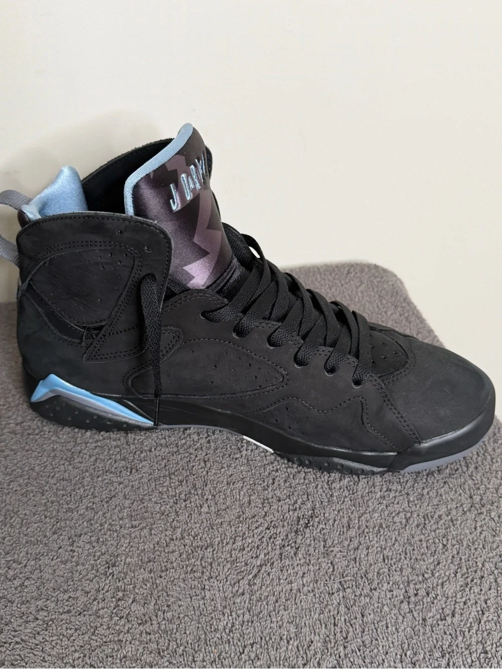 Air Jordan 7 Retro Chambray 2023 Black Blue Men’s size 11 #CU9307-004